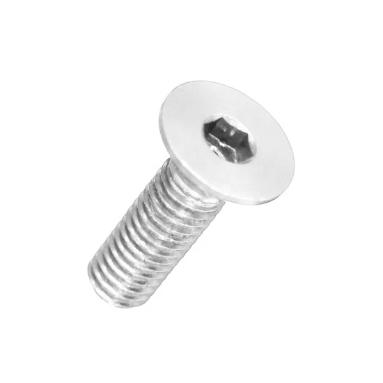 M8*25mm DIN7991 Carbon Steel Grade 4.8 M16 Ss 304 316 Stainless Steel Hexagon Countersunk Socket Head Machine Screw